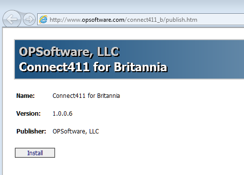 Connect411 for Britannia Screen Shot
